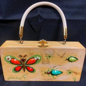 Vintage Enid Collins Box "Glitterbug" Handbag